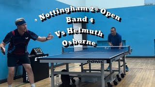 Neil Myatt vs Helmuth Osborne (Long pips BH): Nottingham 2* Band 4 18/5/24