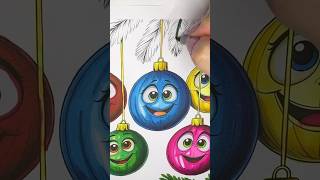 ASMR 🥰Relaxing & Satisfying Video for Deep Sleep &  slow and cosy Christmas coloring  with markers
