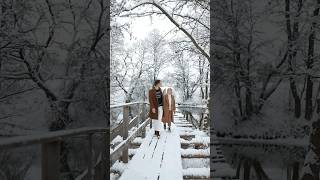 Village Farm House Snow Fall Love Songs Couple Nature