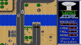 ATARI ST Warzone War zone By Prism Leisure & Paradox Software Limited In 1986  stx zip