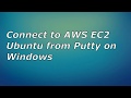 Launch EC2 Ubuntu Instance and Connect to instance from Putty on Windows