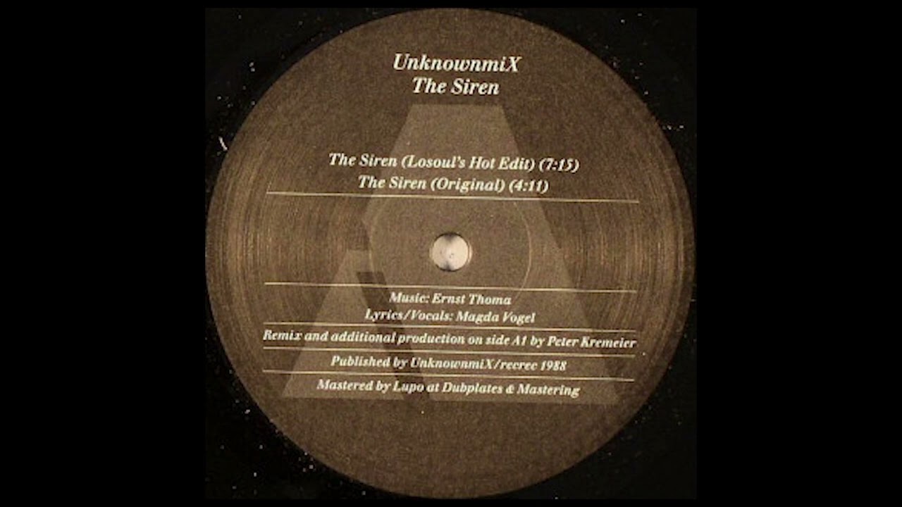 Watch UnknownmiX - The Siren (Losoul's Hot Edit) on YouTube Watch UnknownmiX - The Siren (Losoul's Hot Edit) on YouTube
