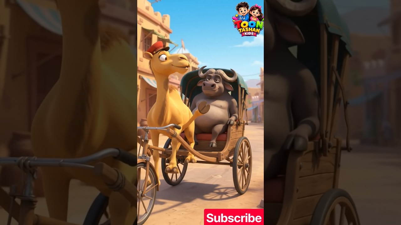 camel wale cartoon 🐪🤣ep45|| camel video for kids #camel #camelcartoon #cartoon #short #shorts #viral