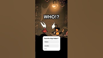 Favorite Map Maker!? Shakra or Cornifer (Silksong vs Hollow Knight)