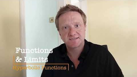 Functions 5    Hyperbolic Functions