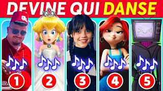 Devine qui DANSE...! Mercredi, Mario, Peach, Skibidi, Ladybug, Ruby l'ado Kraken