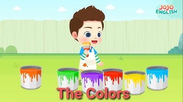 Primary Colors || Bé học Tiếng Anh các loại màu sắc || Jojo English