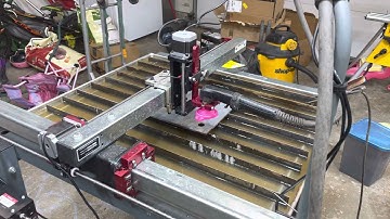 First Cuts on my Langmuir Crossfire Plasma CNC!!