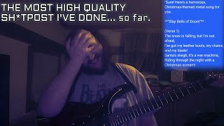 I Wrote a Ridiculous Christmas-Themed Metal Song... USING BAD AI-GENERATED LYRICS!