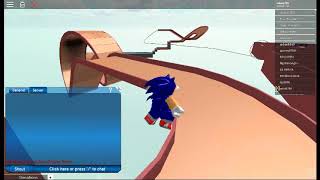 Sonic Speedrun Glitch (ROBLOX Gameplay)