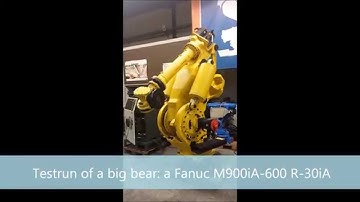 IRS Robotics Fanuc M900iA 600 testrun refurbished robot