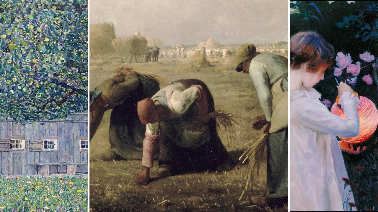 Masterpieces TV — Silent Art Gallery · September 1 Night | Jean · François Millet & others