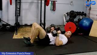 Hip‑Extension Punch Press | Explosive Chest Power, Core Stability & Full‑Body Strength