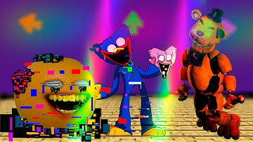 FNF Character Test | Gameplay VS Playground | NOOB VS PRO VS HACKER | RAINBOW FRIENDS Huggy Wuggy