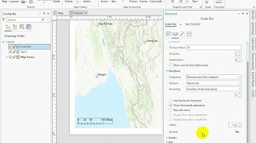 Finessing scale bars in ArcGIS Pro