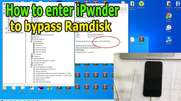 How to enter iPwnder pwned DFU mode to Boot Ramdisk