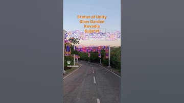 Statue of Unity,Glow Garden Kevadia Gujarat #shorts #travel #viral #short #gujrat #indiatourism