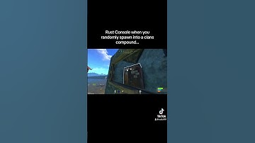 Rust console when you randomly spawn into a clans compound…#shorts #rust #rustconsole