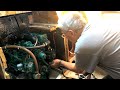 Servicing a marine diesel engine PART 3 – secondary fuel filter, changing oil and alternator belt