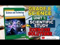 Class 8 Nepal Science Unit 1 Scientific Study Solution- chapter 1 exercise solution