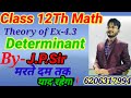 Theory of determinantex43 by jpsir