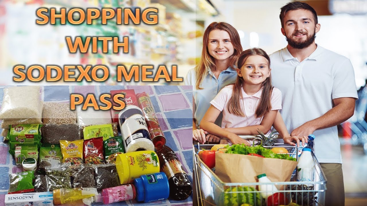 GROCERY SHOPPING WITH SODEXO MEAL PASS REVIEW सोडेक्सो मील पास से