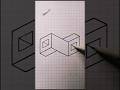 Part 1 of an impressive 3D illusion drawing