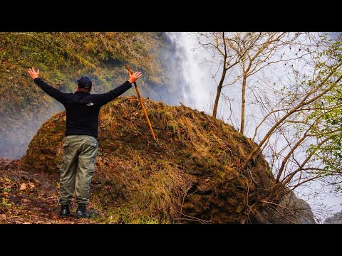 شوفوا هيدا المكان الرهيب شلال كفرحلدا و بساتين العصي  تاريخ الأزمنة 