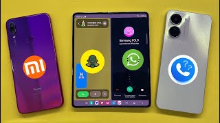 Snapchat + WhatsApp / Incoming call Vivo Y16 & Xiaomi Mi Note 7 / Madness call Samsung Galaxy X FOLD