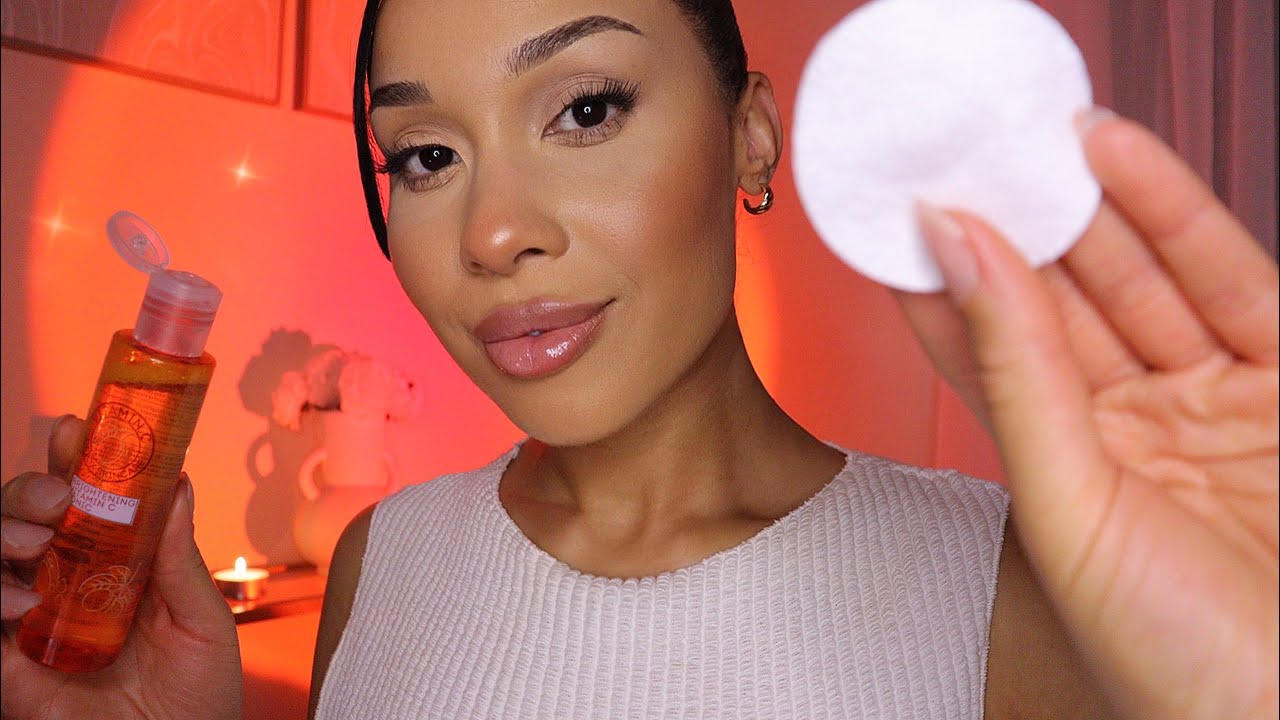 ASMR 🧸🍁 Cozy Night Spa Facial | Relaxing Personal Attention Roleplay For Sleep With Layered Sounds