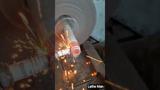 Spark Plug❎ Lathe tool✅ 💀💀#engineering #latheman #lathemachine #shrots