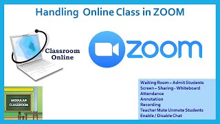 Handling  Online Class in ZOOM with Laptop/Desktop screenshot 1