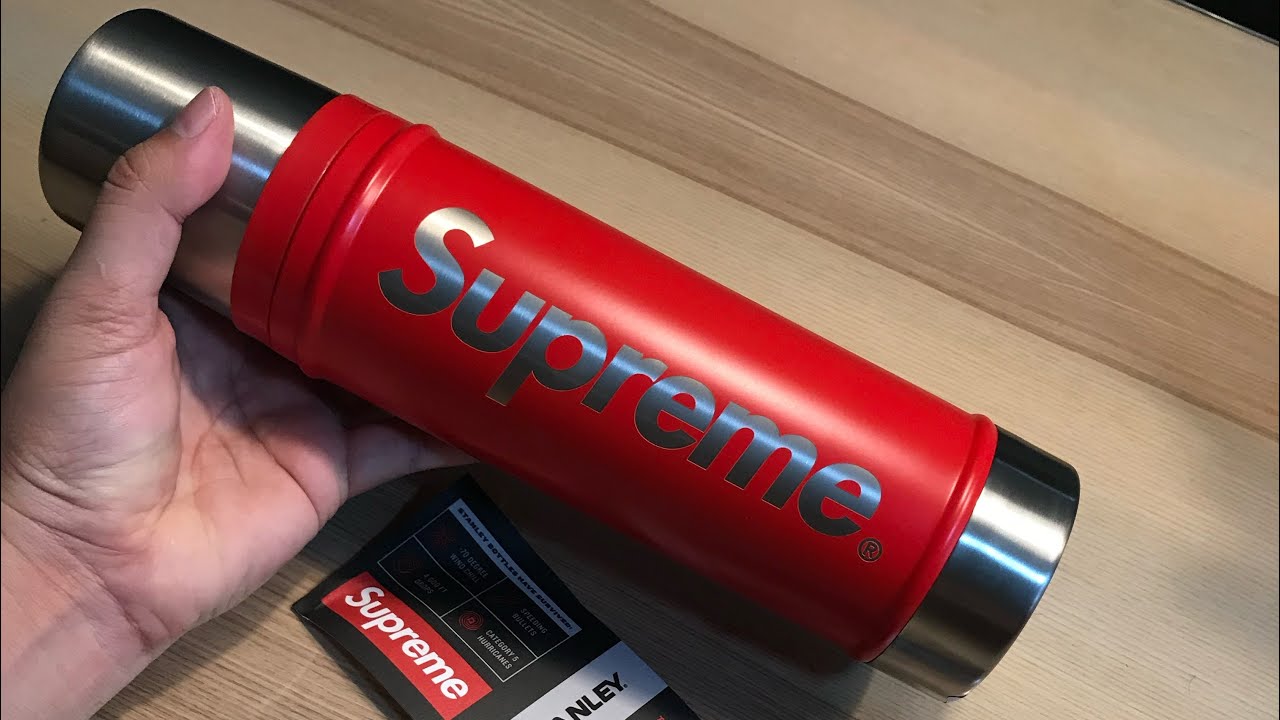 SUPREME x STANLEY - Classic Bottle 20.oz : UNBOXING VIDEO 4K - YouTube