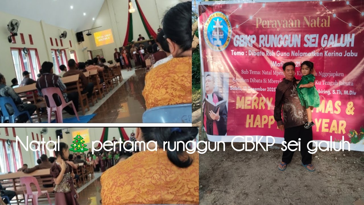 NATAL 🎄 PERTAMA GBKP SEI GALUH