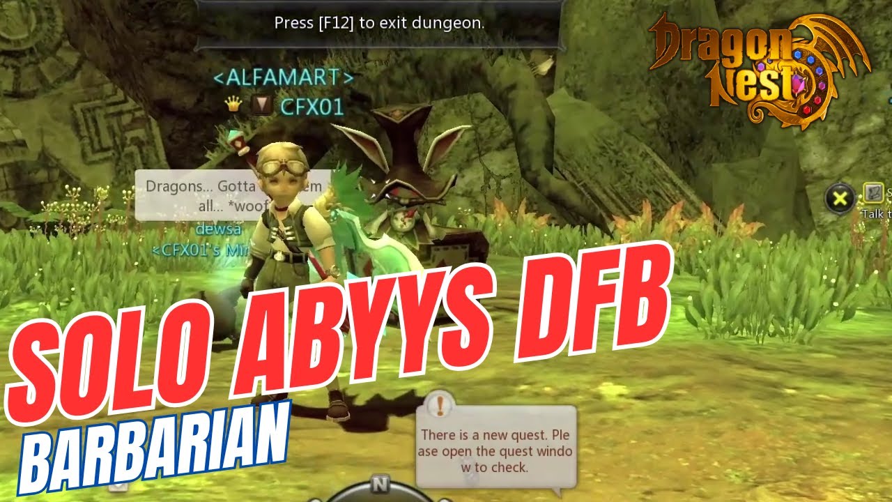 Dragon Nest Classic Sea 2025 | Keras Banget Farming Solo Abyys DFB | Equip Campuran