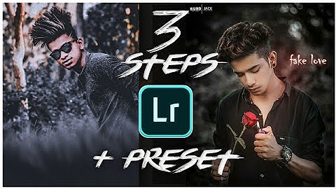 Moody Dark Editing in 3 Steps using Adobe Lightroom in Hindi || Moody Editing Preset 2019
