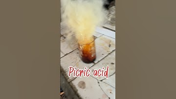 Picric acid formation #alpinechemistry #experiment #chemistrylab #chemistry #labequipment