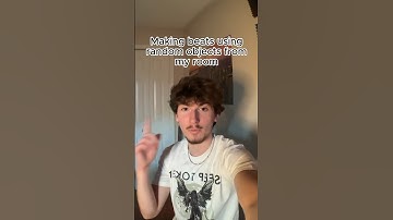 Making beats using random objects from my room