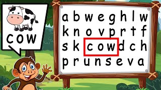 Three Letter Sight Word Search for Kids screenshot 5