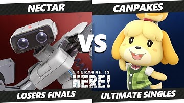 Smash Ultimate - Nectar (Rob)  Vs. CanPakes (Isabelle, Villager) Everyone is Here 2 - Losers Finals