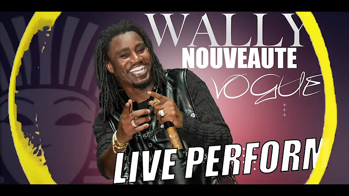 Wally B  Seck live au VOGUE Soirée Ambiance et SPECTACLE