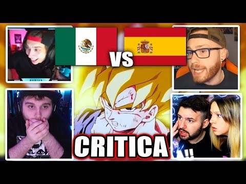 CRITICA A "ESPAÑOL REACCIONA A DRAGON BALL LATINO"