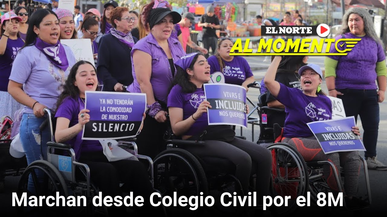 Marchan desde Colegio Civil por el 8M | Monterrey