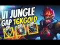 O MAIOR GAP DA JUNGLE DO WILD RIFT - VI JUNGLE GAMEPLAY