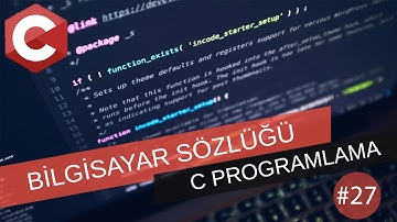 C Programlama Dersleri #27 | Dizilerde Pointer Kullanımı