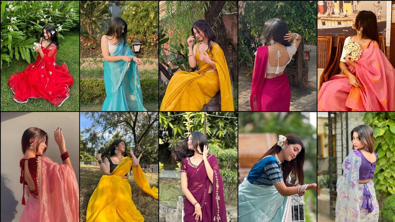 🌼✨Стильные аватарки в сари для Instagram💗|🪷🦢Позы в сари на праздник Сарасвати пуджа💞|🔥Уникальные ...