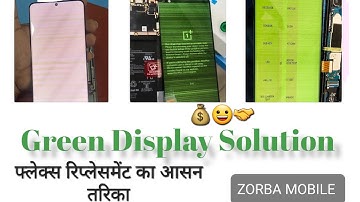 Green Display Solution | oneplus 7 pro flex Replacement | flex boning | zorba Mobile