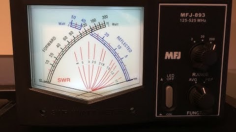 Unboxing MFJ-893 - VHF / UHF 200 Watts super size SWR power meter