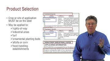 Online Pesticide Training - Planning the Pesticide Application