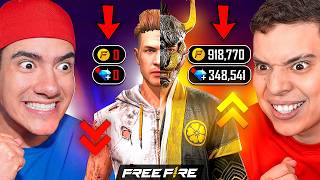 ¡CREAMOS UNA NUEVA CUENTA EN FREE FIRE Y EMPEZAMOS DESDE 0 🔥 * LE RECARGAMOS 1.000.000 💎 * FT DONATO